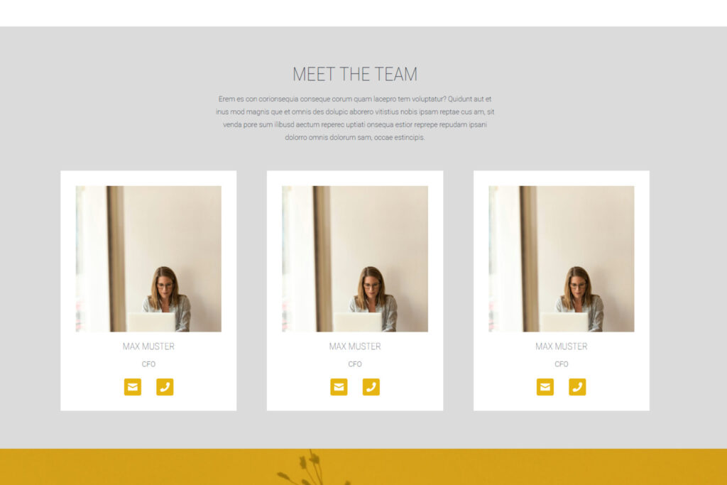 Template für Gesundheitswesen – Design mit Struktur