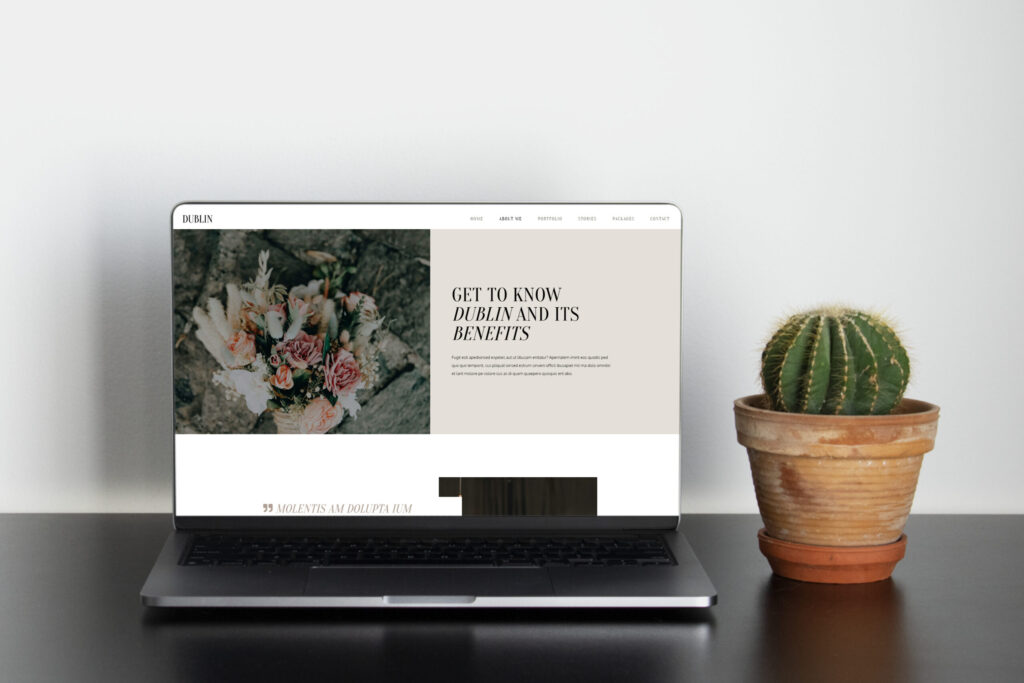 WordPress Theme Hochzeit – emotionales Webdesign Template