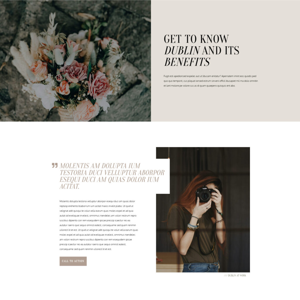 Premium Template für Wedding Photographers – responsive