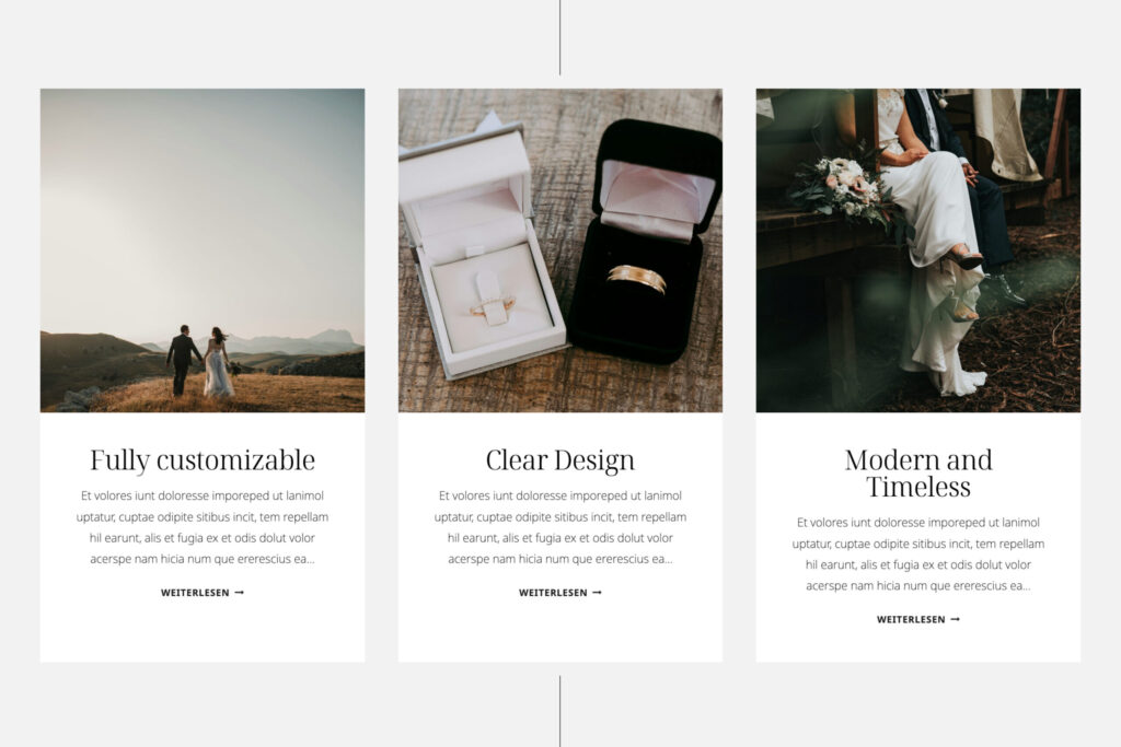 Kitea Template für Fotografen – Website mit Bildfokus
