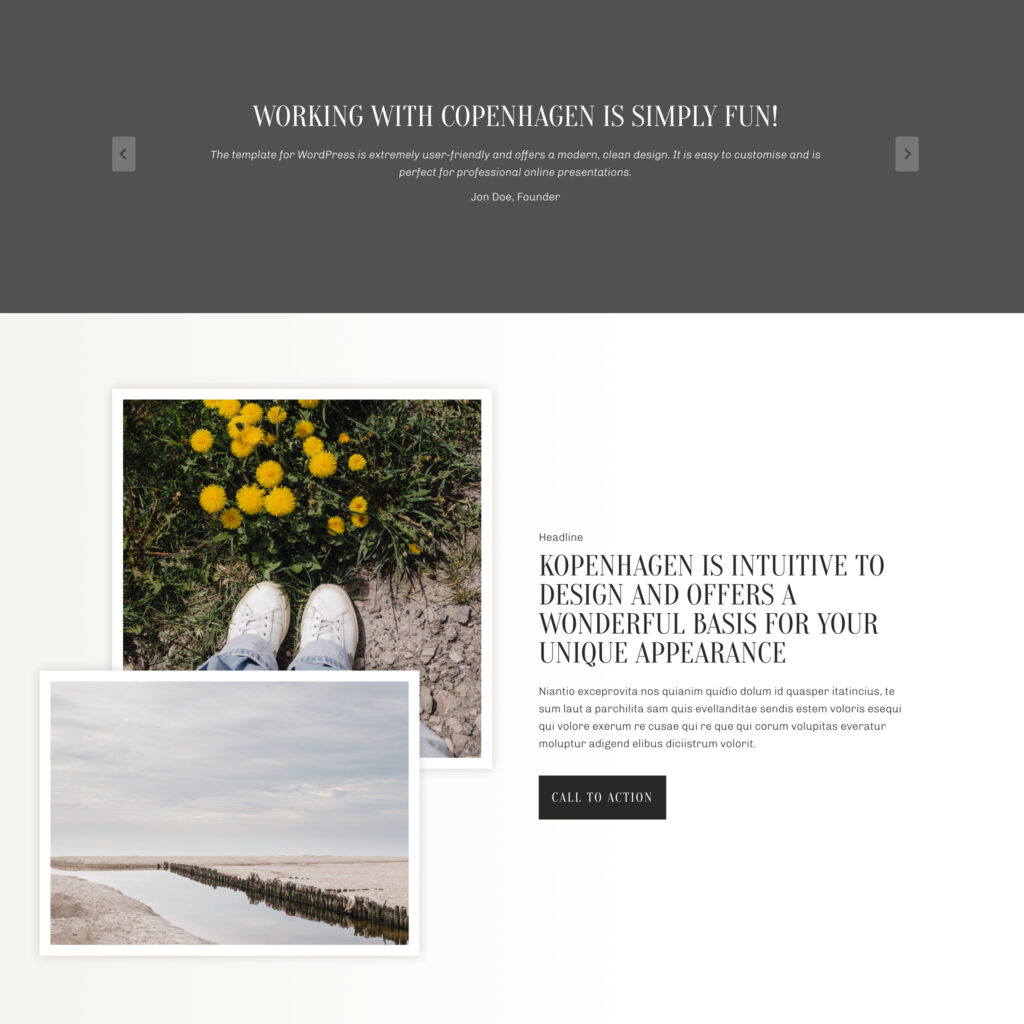 Template für Berater-Websites – individuell anpassbar & klar