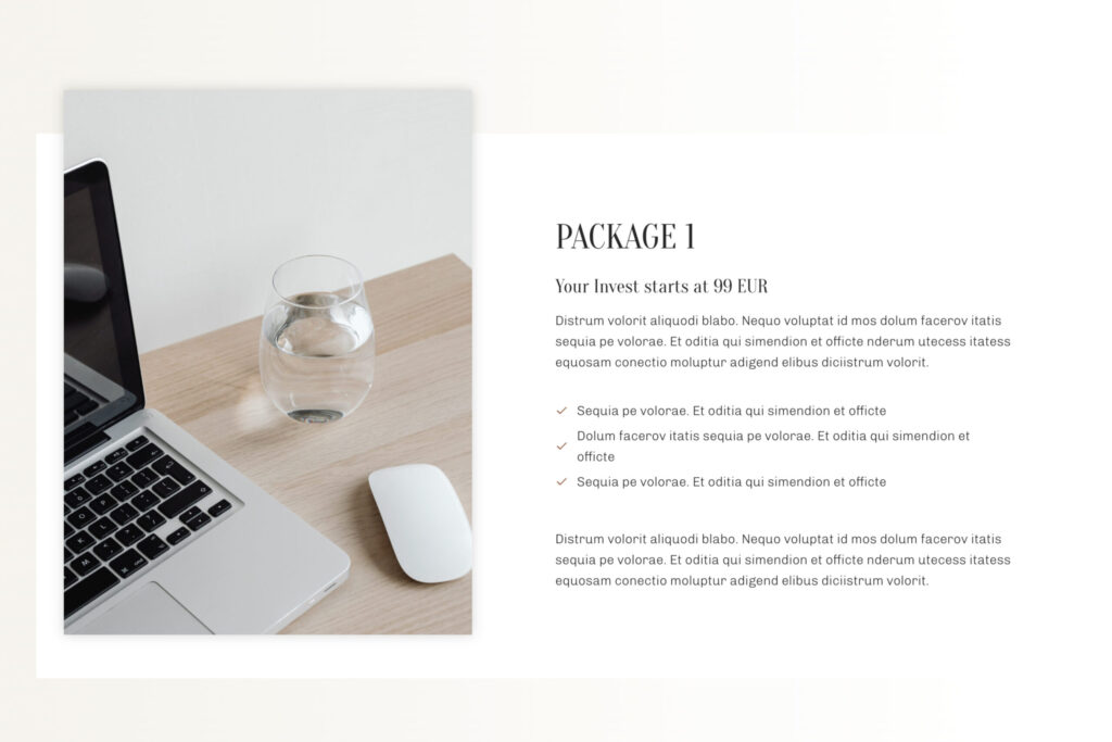 Template für Unternehmensberatung – Kitea Markenmanufaktur