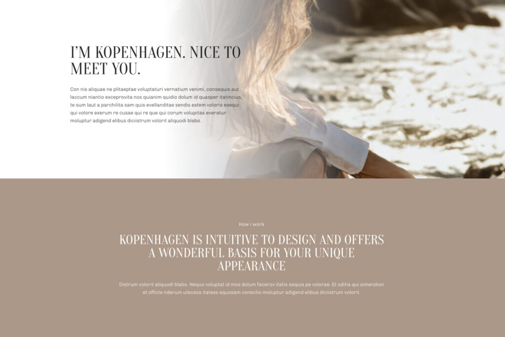 Website Template für Business Consulting – responsive & elegant