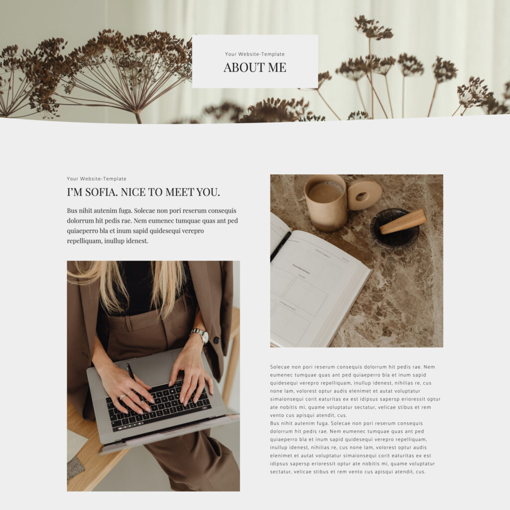 Coaching Website Template – modern, strukturiert und startklar